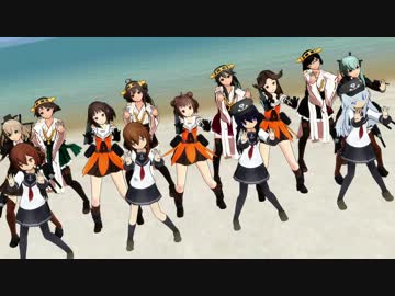 【艦これ】誕生日にぼっちな提督に艦娘達からの「GIFT」【MMD】