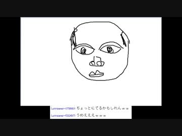 生主の似顔絵を書く　横山緑　キング　ウナ　石川　コレコレ　力也