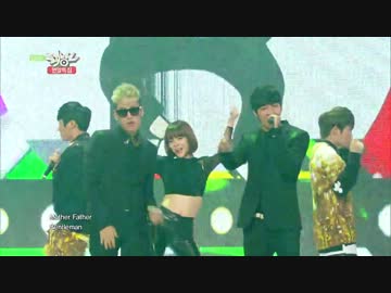 [K-POP] AOA & TEEN TOP & M.I.B - Gentleman (X'mas Special 20131220) (HD)
