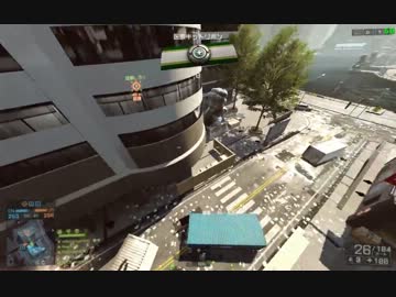 【BF4】ShadowPlayでAIMと立ち回りを見直す動画Part4【字幕実況】