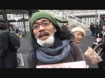 【ジェリー】反オスプレイ無許可街宣に猛抗議@大阪 後半【13.12.21】
