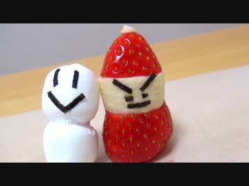 【ズボラ料理】クリスマスっぽい簡単！創作菓子を作る