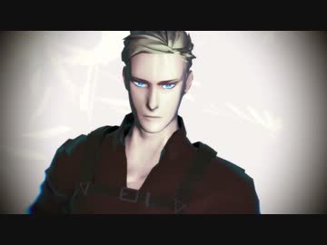 【進撃のMMD】 団長兵長ミケ（自作モデル）