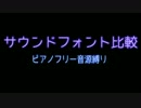 炉心融解-フリーサウンドフォント比較-ピアノ音源