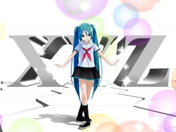 【MikuMikuDance】 hino式XYZの魔法 【モーション配布】