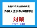 生駒市　外国人参政権を推進していた。