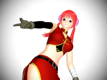 【MMD銀魂】2年後神楽さんでPOP DIVA 【モデル配布】