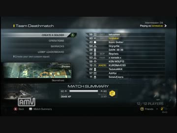 XBOX360 COD ゴースト　枯れた声で実況プレイ〜軽機関銃使い・爆発の型〜