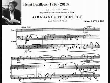 H.Dutilleux - Sarabande et Cortège - ニコニコ動画