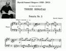 H.Shapero - Three Amateur Sonatas: Piano Sonata No. 3 -1st mvt.