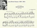 J.-M.Damase - Sonatine pour Piano