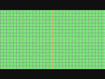 コマンドテスト１６：９緑グリッド