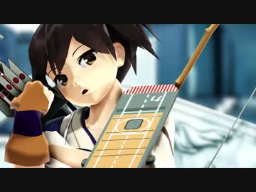 [MMD]　赤城、加賀で「ハッピーシンセサイザ」