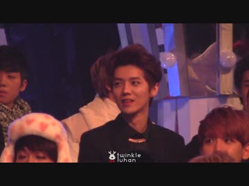 131229 自分の演技を見てるルーミン