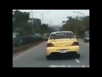 [ワイルド] 三菱 ランエボ 車載映像集(事故、危険運転) [スピード]