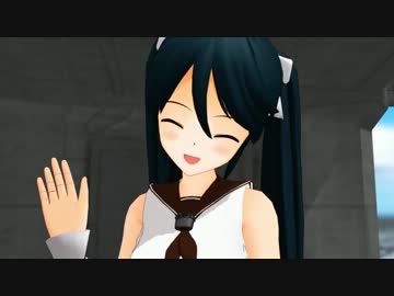 【MMD艦これ】五十鈴で積乱雲グラフィティ【モデル配布】