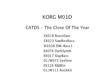 【KORG M01D】The Close Of The Year【オリジナル曲】