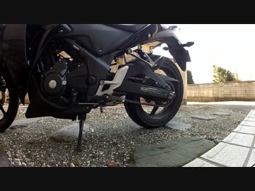 バイクで出かけてみた！！ヘルメットの装置を装着編
