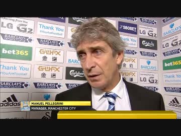 13-14PL 第20節 スウォンジー・シティ 対 マンチェスター・シティ