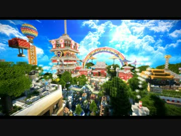 【Minecraft】空想的？な未来の町【PV】