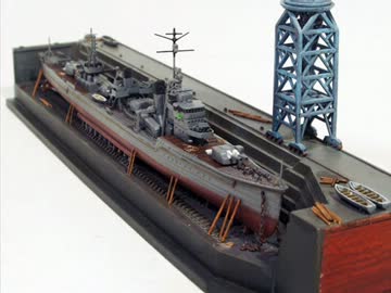 【艦これ】雪風の入渠ジオラマつくってみた【工房ブレインズ】