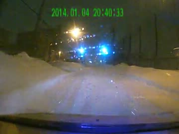 【雪国あるある】走行中【雪だるま】