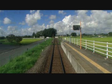 【後面展望】宝積寺（手前）ー仁井田【烏山線②】