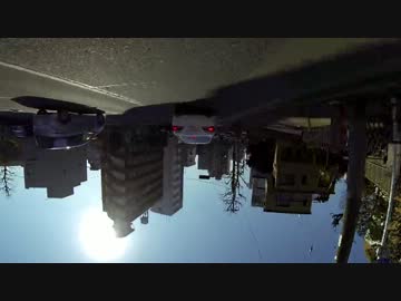 [車載動画]Gopro3で逆さに撮影してみた