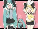 【ミク・リン・はちゅね】トリオでウマウマ（微修正