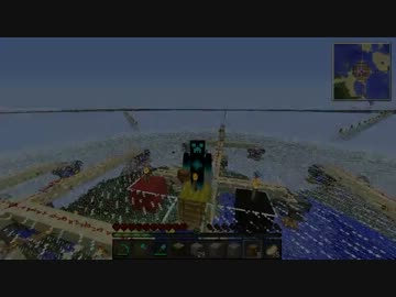 【Minecraft】でっかい半球ドームで核融合　その3