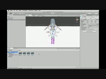 [Unity] MMD4MecanimでMMDモデルを躍らせる操作画面Ver.0.01