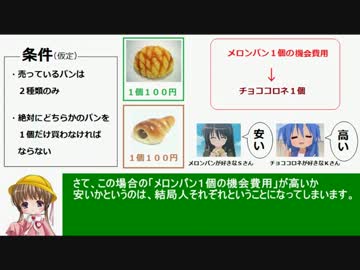 アイアイとゆっくりの経済講座130「機会費用」