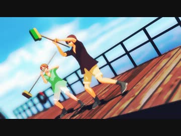 【APヘタリアMMD】伊兄弟でジャバヲッキー・ジャバヲッカ【常夏】