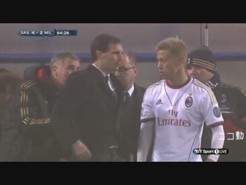 【本田△初出場試合】⑲ Sassuolo vs 本田△ ＆ ショートハイライト