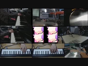 結月ゆかりさんと「flying（テイルズオブエターニアOP）」を演奏した。
