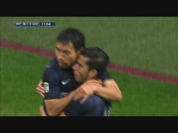 限界画質で長友ゴール