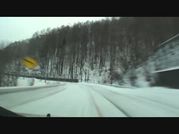 【2014】雪降る三国峠を越える【群馬新潟】