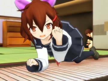 【MMD艦これ】とにかく眠くて眠くてしょうがない雷