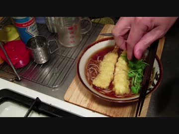 【手抜きランチ】天ぷらそば