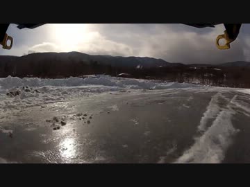 氷上走行会でローアングル車載してみた　その4