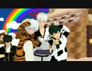 【MMD銀魂】ちっちゃい二人とおっきい二人でいーあるふぁんくらぶ！