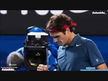 フェデラーvsマレー 全豪オープンテニス 準々決勝(2014.1.22)