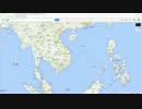 世界地図と日本のシーレーン