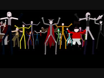 【MMD戦国BASARA】祝いの「どんび～あふれ～い」【棒人間BASARA】