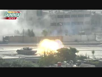 【シリア内戦】 履帯がブチ切れる BMP-2歩兵戦闘車