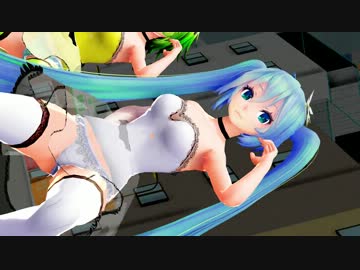 【ＭＭＤ】ﾐｸ･ﾙｶ･GUMI・テトでLamb.【透け透け】