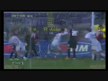 【ACミラン】 vs 【カリアリ】↔【2】vs【1】【本田圭佑シュート：○】