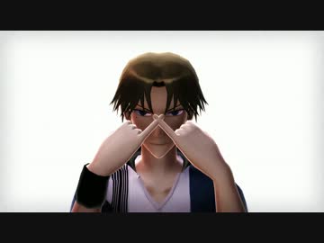 【テニプリMMD】忍足と触れ合うのも他生の縁【モデルテスト】