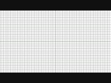 コマンドテスト１６：９白黒緑グリッド