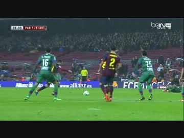 【国王杯 13/14 ベスト8】バルセロナvsレバンテ【2ndleg】